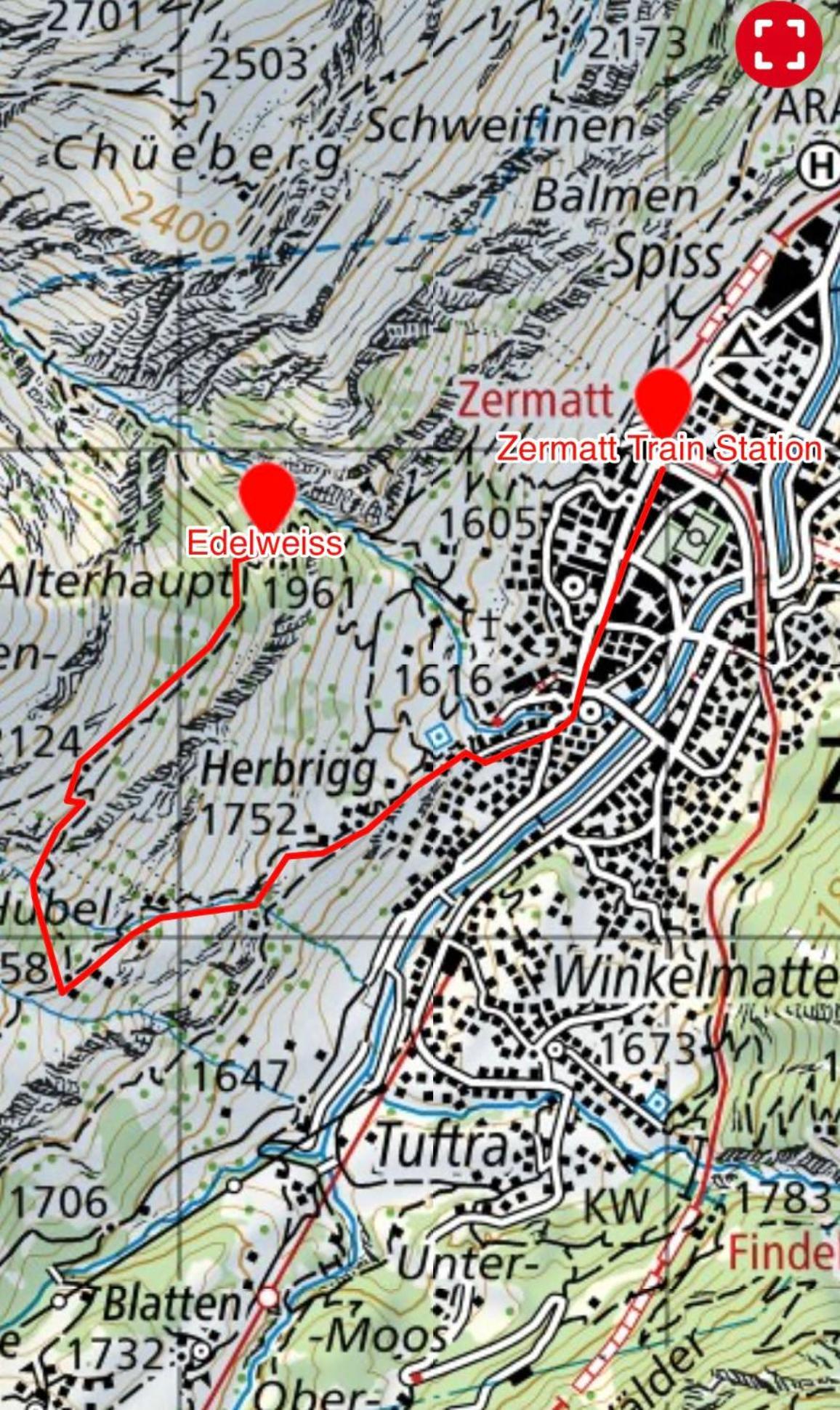 Edelweiss Mountain Guest House - 1 Hour Hike Up From Zermatt Station - On Hiking Trail - No Transport 외부 사진